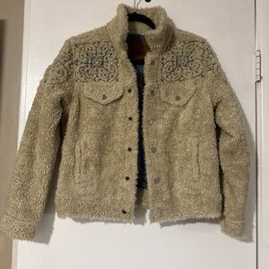 Lucky Brand Tan Teddy Jacket